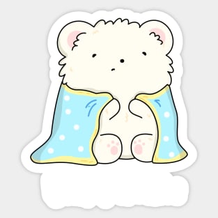 Bearly Awake Cute Bear Pun Sticker